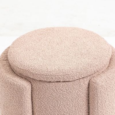 Bergman Fabric Storage Ottoman - Brown - With 2-Year Warranty